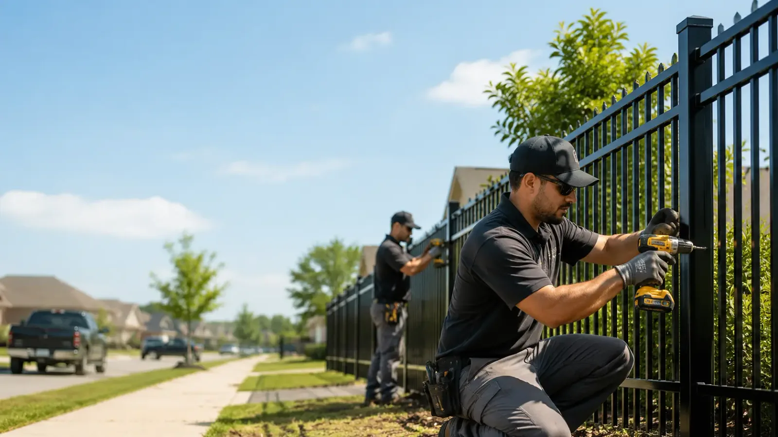 Metal Fence Installation in Hales Corners, WI